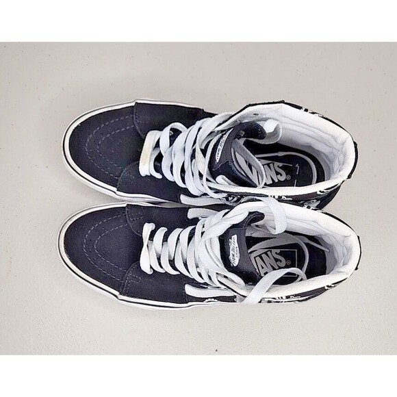 VANS SK8-HI (PEACE PAISLEY) BLACK / TRUE WHITE VN0A5JMJB0E Women's 7.0 - Picture 5 of 10